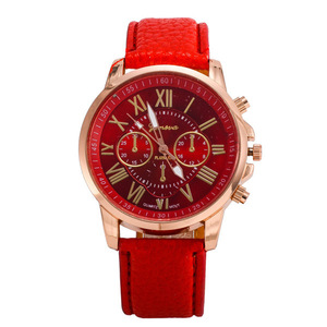 Reloj de Cuarzo de Moda para Mujer, Color Caramelo, con Correa de Cuero, Elegante, Casual, Analógico - Product Image 4