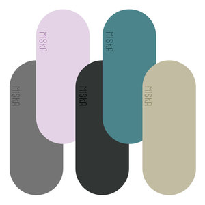 Miska – Nouvelle Plaque de Conduite Ovale de Voyage Extra Large en Caoutchouc Naturel Écologique, Épaisseur 4,5 mm, avec Logo Personnalisé Imprimé, Non PU, Référence 006 - Product Image 1