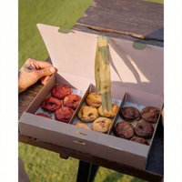 Boîte à pâtisserie personnalisée avec séparateurs, impression UV quadricolore, pour bonbons, gâteaux, biscuits
