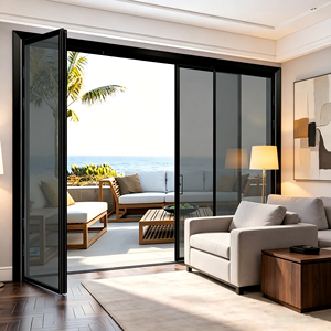 <span class=keywords><strong>Porte</strong></span> <span class=keywords><strong>coulissante</strong></span> et <span class=keywords><strong>porte</strong></span> battante en aluminium et verre noir Changhong <span class=keywords><strong>de</strong></span> haute qualité à 2 panneaux <span class=keywords><strong>pour</strong></span> cuisines et salles <span class=keywords><strong>de</strong></span> <span class=keywords><strong>bain</strong></span> intérieures - Product Image 1