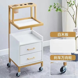 Chariot de rangement pour salon de coiffure, chariot utilitaire roulant avec tiroirs pour studio de beauté - Product Image 3