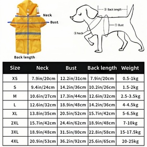Ropa y Accesorios para Mascotas, Producto para Perros al por Mayor, Sudadera Impermeable Reflectante de Lujo para Perros Dachshund, Abrigo Impermeable - Product Image 6