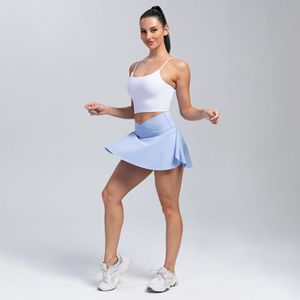 KUAIQIU 2025, nuevo estilo, falda deportiva de cintura alta para mujer, LICRA/nailon, ropa deportiva de verano - Product Image 4