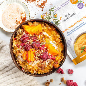 Suplementos de Espino Amarillo Silvestre de Grado Alimenticio Halal, Superalimento para la Salud Inmunológica, Extracto de Péptidos de Proteína Vegetal Hidrolizada en Polvo para Beber - Product Image 3