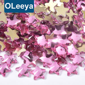 โรงงาน51รูปร่าง25สี C09 <span class=keywords><strong>Sapphire</strong></span> K9 Flatback แฟนซีรูปร่างเล็บ Rhinestones 3D Rhinestone ตกแต่ง - Product Image 1