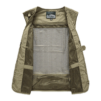 Gilet de pêcheur à poches multiples pour hommes, pêche, randonnée, journaliste, photographie, camping, safari
