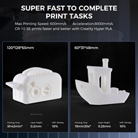 CR-10 originale SE industrielle Structure entièrement métallique Vitesse d'impression maximale 600 mm/s Guide linéaire Imprimante 3D FDM