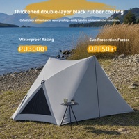 Tente de camping occultante à ouverture automatique en 1 seconde, tente de camping extérieure portable instantanée anti-UV et anti-moustiques