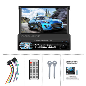 Reproductor MP3/MP5/MP4 para Auto con Pantalla Retráctil de 7 Pulgadas 1DIN, Control Remoto, Integrado, para Tablero, USB/Wi-Fi/<span class=keywords><strong>WAV</strong></span> - Product Image 4