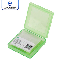 Lentille de protection laser à fibre ZPLASER originale Raytools 24,9*1,5 27,9*4,1, boîte verte pour tête de découpe laser à fibre