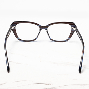 Cat Eye Full Rim <b>Eyeglasses</b> Solid Tortoise Anti-Uv Unisex Adults Vision Correction <b>Frames</b> JMM87RX - Product Image 6
