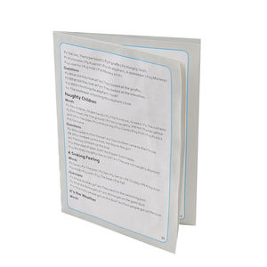 로고가있는 사용자 정의 도매 디자인 접착제 스마트 시계 사용 설명서 사용 설명서 - Product Image 3