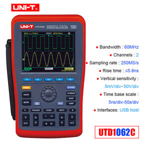 UNI-T UTD1062C Cầm Tay Kỹ Thuật Số Lưu Trữ Dao Động Kỹ Thuật Số Vạn Năng Với Dao Động - Product Image 2