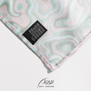 Pañuelos de bolsillo tejidos personalizados para hombre, pañuelos de poliéster elegantes, patrón de anillo anual Retro Para ocasiones formales - Product Image 5