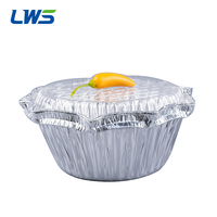 Moules à gâteaux jetables en aluminium avec couvercles Tasse de cuisson bon marché pour cupcake et tarte aux œufs Excellent conteneur