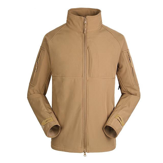 ESDY Men Outdoor Hunting Camping Tactical Softshell Jacket for Sports Training