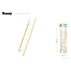 Escalera de Madera con Rejilla para Suministros de Aves - Product Image 1
