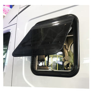 MG20RW Coin Rond Extérieur Plat Double Volet Acrylique <span class=keywords><strong>Caravane</strong></span> Camper Van Push Window - Product Image 6