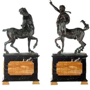 Arte <span class=keywords><strong>classica</strong></span> stile greco figurina a grandezza naturale uomo statua in bronzo centauro scultura - Product Image 2