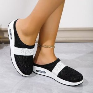Pantuflas de Mujer con Punta Cerrada, Ligeras, Acolchadas, Transpirables, con Suela de PU con Amortiguación de Aire para Primavera, Verano, Otoño e Invierno - Product Image 5