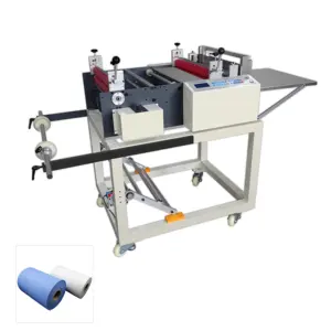 Automatic Electric Roll To Sheet Kraft Paper Jumbo Roll Plastic Film Slitting Cutting Machine For Sale