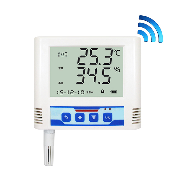 Battery Powered Wireless Temperature Sensors Wifi Temperature Humidity Data Logger for Remote Monitoring