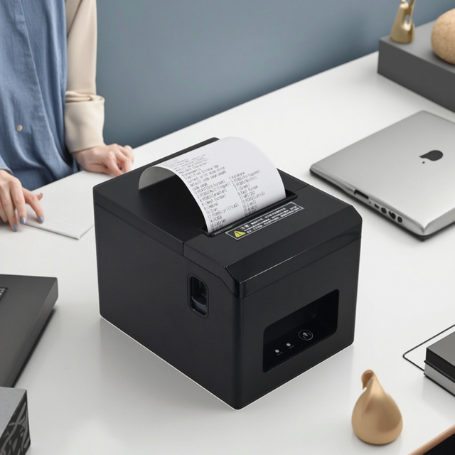 Cheap 80mm Thermal Receipt Printer POS Office Supplies Printing Machinery with Thermal Paper in Stock!