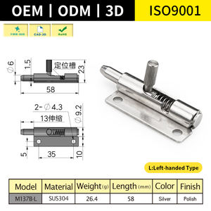 Tanja נירוסטה בטיחות מאבטח <span class=keywords><strong>latch</strong></span> נעילה דלת hasp חלון בורג באביב עבור דלת אבטחה בית מלון - Product Image 4