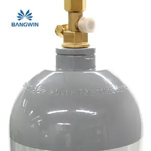 Tragbarer medizinischer Sauerstoff 2,5 l 3,4 l leere Gasflasche mit Beutel