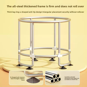 Trampoline d'intérieur pour enfants avec filet de protection, glissière sûre, silencieuse, stable et anti-basculement - Product Image 6