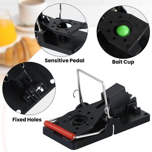 Pièges à <span class=keywords><strong>souris</strong></span> en plastique pour la maison Piège à rats d'intérieur Piège à <span class=keywords><strong>souris</strong></span> rapide et <span class=keywords><strong>efficace</strong></span> pour l'entrepôt, le jardin et la cuisine. - Product Image 6