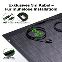 Module photovoltaïque flexible China Lionshee 240W 18% d'efficacité pour les toits de camping-cars, les balcons, panneau solaire LS-PV F240