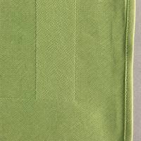 Serviette de table en satin 100% coton, bordure élégante, tissage dobby, pour hôtel, restaurant, mariage, vert clair