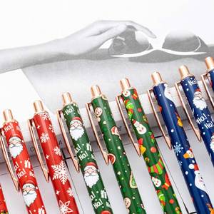Personalized Cute Christmas Ballpoint Pen Series with <b>Creative</b> Designs, Ideal for Holiday <b>Gifts</b> or Promotional Use - Product Image 2