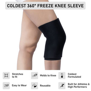 Perlengkapan Terapi Rehabilitasi Dapat Digunakan Kembali Gel Padat Lutut Bungkus Es untuk Cedera Kaki, Bengkak, Operasi Penggantian Lutut - Product Image 3