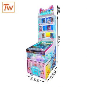 เครื่องเกมอาร์เคดราคาโรงงาน เครื่องขายของเล่นแคปซูลสองชั้น เครื่องกาชาปองสำหรับซุปเปอร์มาร์เก็ต ทางเข้าซูเปอร์มาร์เก็ต โซนเกมสำหรับเด็ก - Product Image 1