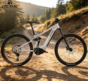 Vélo de montagne électrique tout-terrain EM6(4rd) à suspension intégrale, moteur central 500W, batterie lithium grande capacité 960Wh, E-MTB tout-terrain - Product Image 1