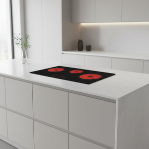 Placa de Inducción de <span class=keywords><strong>3</strong></span> Quemadores Integrada con Vitrocerámica, Cocina Eléctrica Infrarroja, <span class=keywords><strong>Precio</strong></span> Accesible, Ahorro de Energía - Product Image 3