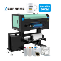 Zhou apellido A3 doble cabezal de impresión transferencia AB película impresora pegatina Cmyk W con laminador Uv Dtf impresora Xp600