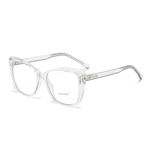 Photochromic ánh sáng màu xanh Chặn kính cho phụ nữ chống chói TR90 lớn mèo mắt bền khung linh hoạt bản lề - Product Image 3