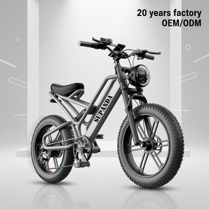 2025 M7 vélo électrique prêt stock 500W électriquement montagne Fatbike pas cher 20 pouces gros pneu Ebike vélo électrique usine - Product Image 1