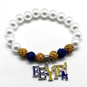 Broche en métal émaillé SIGMA GAMMA RHO Sorority Symbol EEYIP Poodle 1922, bracelet, broches en strass EE-YIP Chant, bijoux, cadeau - Product Image 4