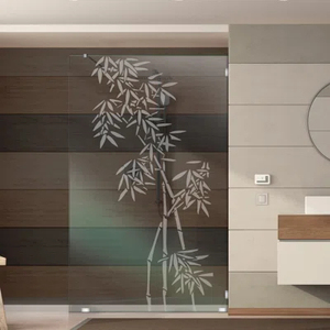 Tùy chỉnh phòng tắm vòi sen màn hình với 304 thép không gỉ không khung cố định tắm màu Tinh thể thủy tinh màn hình - Product Image 3