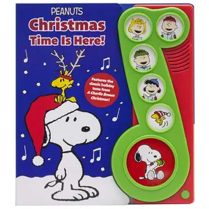O tempo do Natal está aqui! Charlie Brown crianças Som Livro