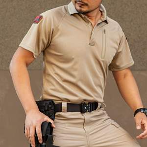 전투 폴로 티셔츠 고품질 빠른 건조 전술 패트 남성 야외 티셔츠 스포츠 캐주얼 - Product Image 5