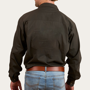 Cao đồ họa Cowgirl ngọc trai Snaps Áo sơ mi phương Tây logo phong cách flannel phong cách cao bồi nút lên áo - Product Image 3