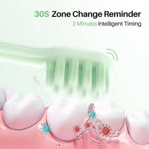 Spazzolino da denti elettrico sonico con 5 modalità di frequenza meno intorpidimento manico ricaricabile spazzolino da denti - Product Image 4