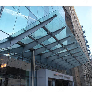 Prima Villa Hôtel personnalisé en aluminium <span class=keywords><strong>porte</strong></span> <span class=keywords><strong>auvent</strong></span> fenêtre <span class=keywords><strong>auvent</strong></span> sans cadre verre entrée porche pavillon sans cadre <span class=keywords><strong>porte</strong></span> en verre <span class=keywords><strong>auvent</strong></span> - Product Image 3