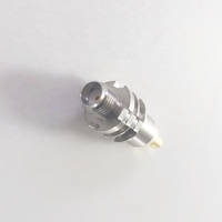 Connecteur coaxial RF SMA femelle, impédance 50 ohms, DC-12,4 GHz, montage par pression, corps plat 3 mm OD, sortie d'usine