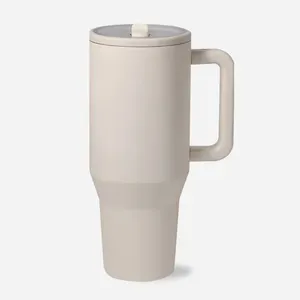 TOP QUALITY 40oz Tumbler With Handle Stainless Steel Vacuum Insulated Beer Car Tumbler Mug With Handle